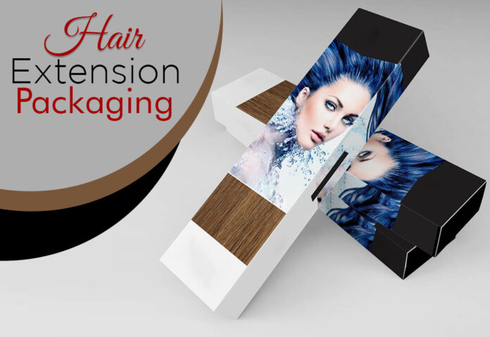 custom hair extension packaging